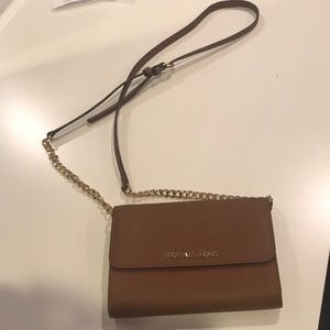 Michael Kors tan cross body